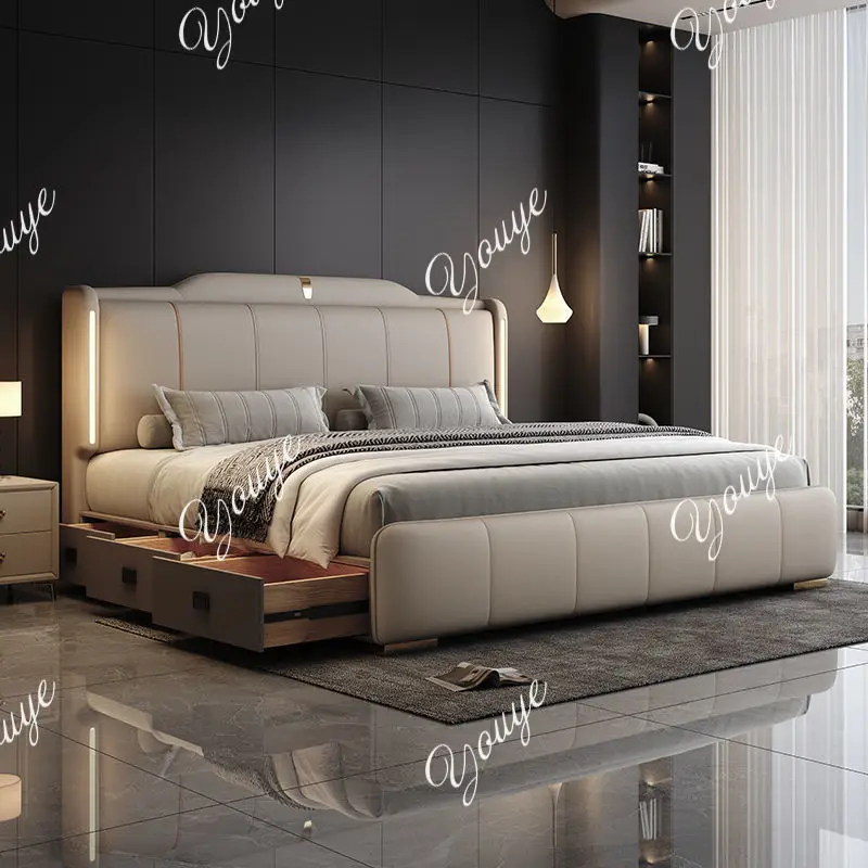 XM 180x200 Cm Letto matrimonia - King Size Bed Frame With Storage Drawers recensione e prezzo