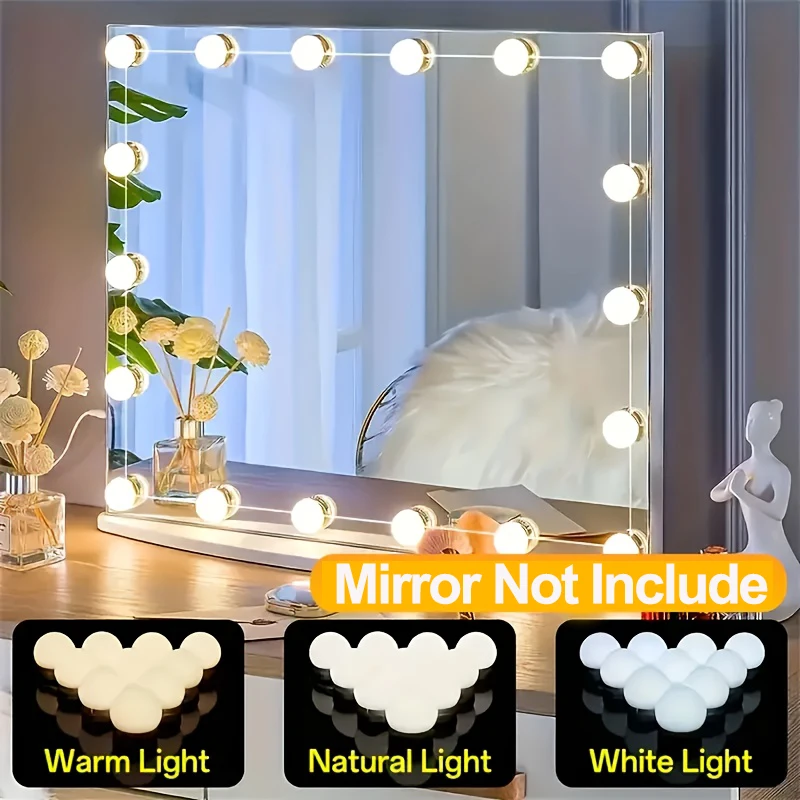 Kit luci per specchio cosmetic - Dressing Table Vanity With Lighted Mirror recensione e prezzo