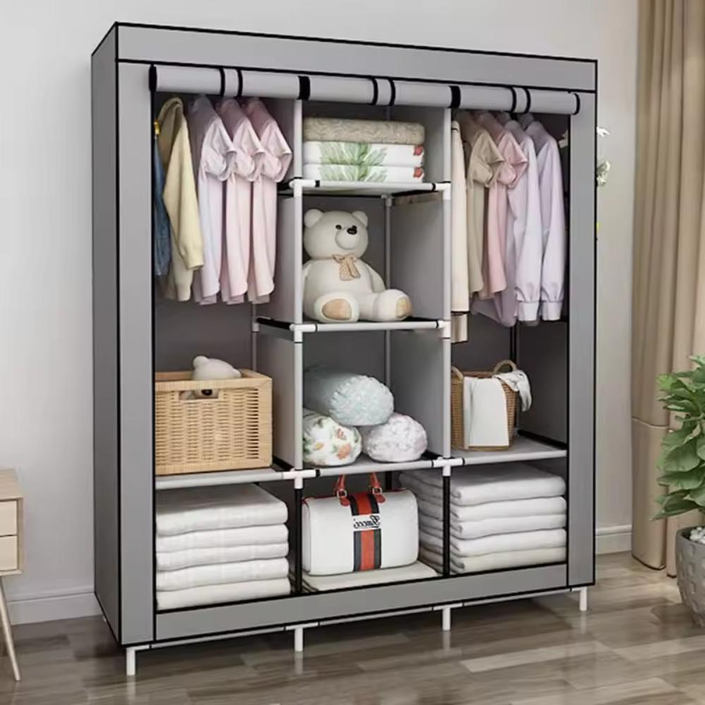 Armadio Portatile da 64 Pollic - Wardrobe Closet Portable Fabric Cover recensione e prezzo