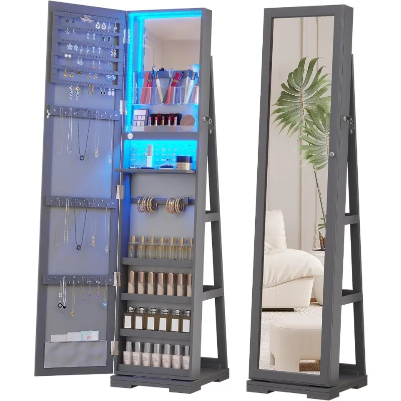 Armadio Portagioie LED con Spe - Full Length Mirror Jewelry Armoire recensione e prezzo