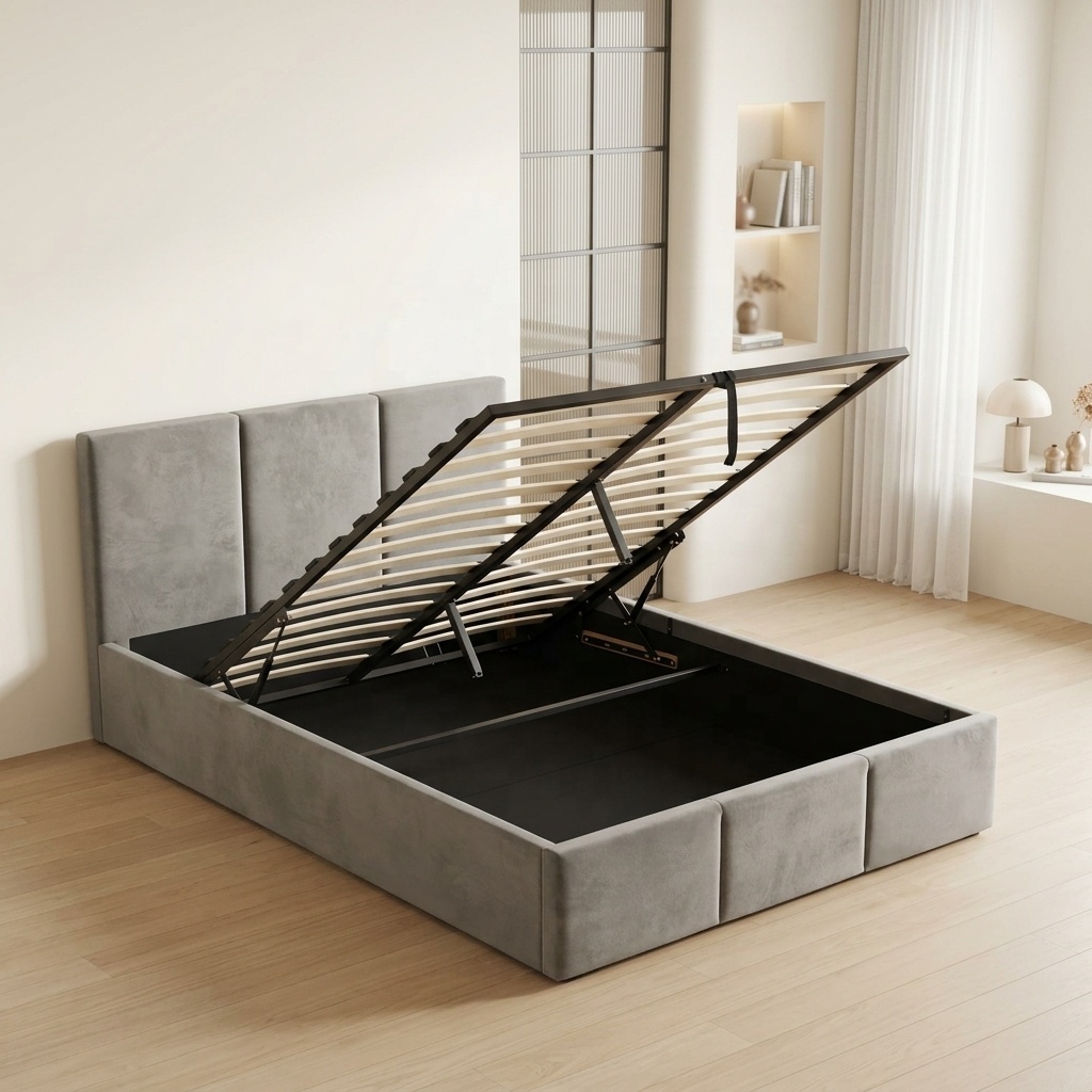 Campionatura Gratuita: Letto M - Gas Lift Storage Bed Hydraulic recensione e prezzo