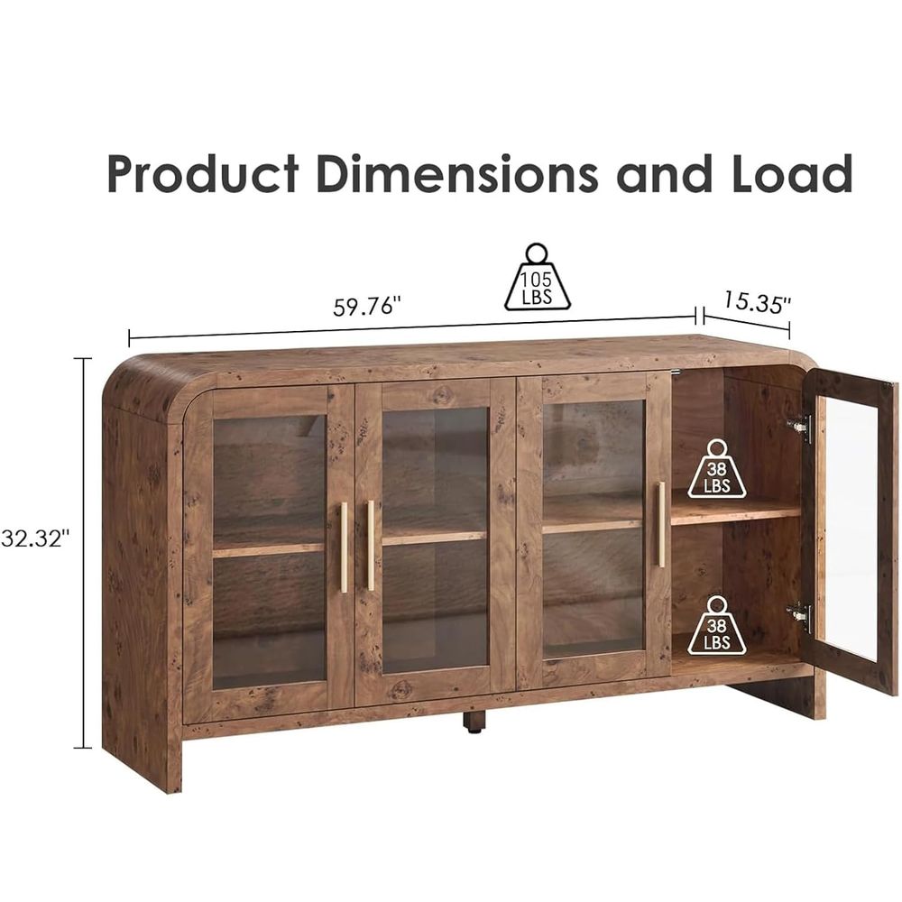 Credenza Buffet con Vani Porta - Storage recensione e prezzo