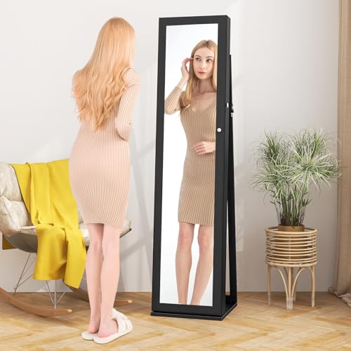 Armadio per Gioielli con Specc - Full Length Mirror Jewelry Armoire recensione e prezzo