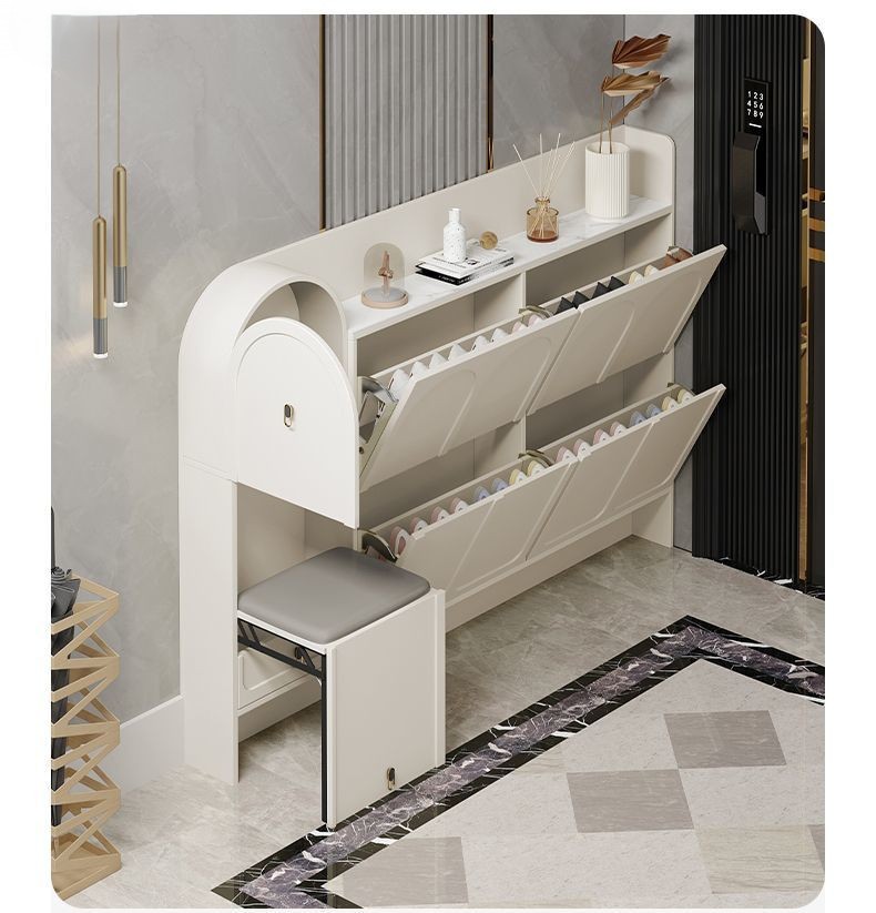 Scarpiera Moderna in Legno Cre - Shoe Rack Cabinet Narrow Entryway recensione e prezzo