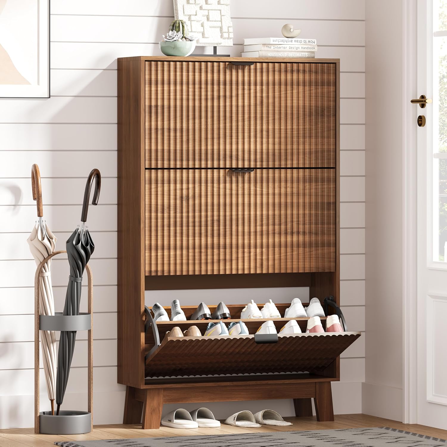 Mobile Porta Scarpe da Ingress - Shoe Rack Cabinet Narrow Entryway recensione e prezzo