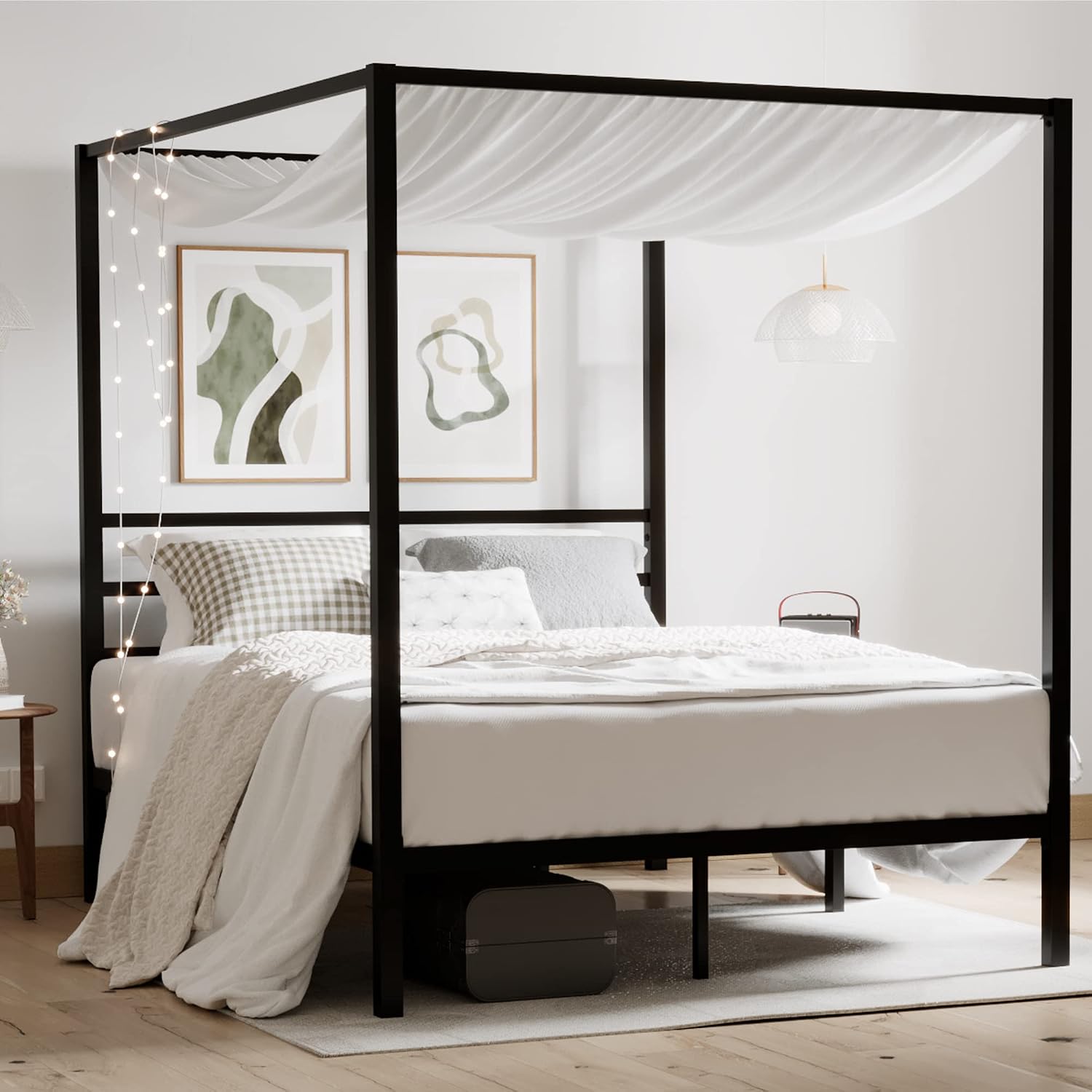 Struttura per letto a baldacch - Canopy Bed Frame Metal Queen recensione e prezzo